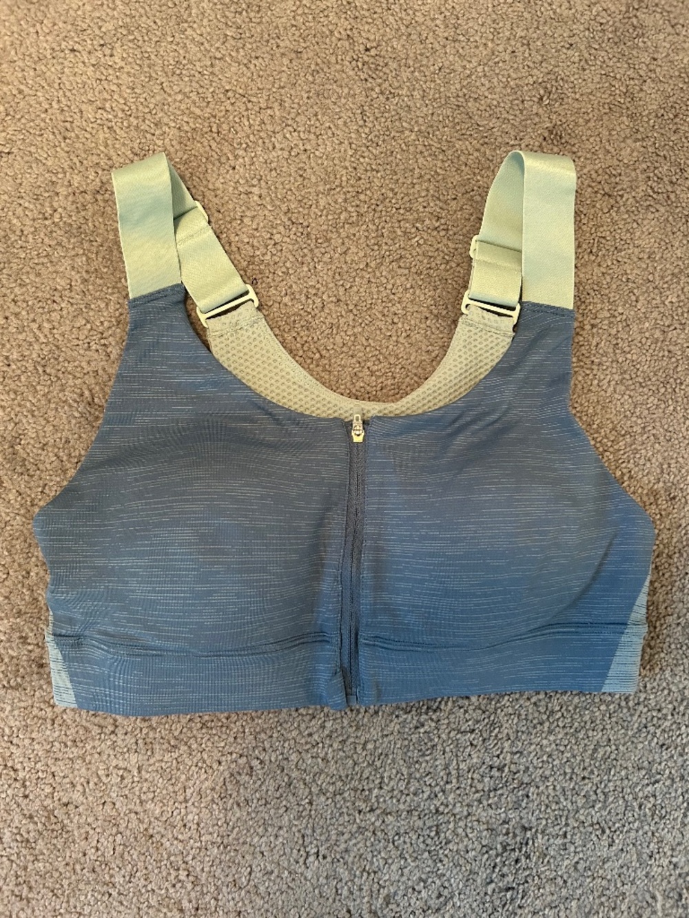 Outdoor Voices zip sports bra